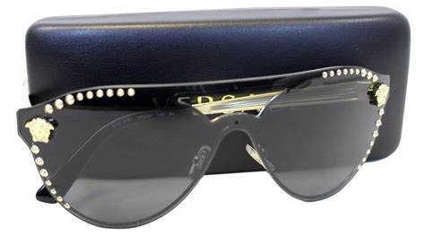 versace black and gold sunglasses.